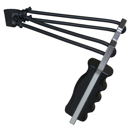 Power slingshot Silver sling made of metal